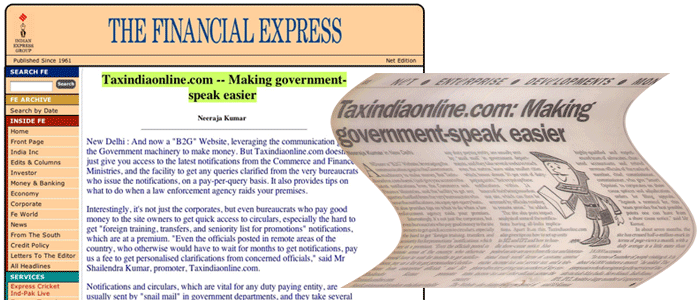 Financial Express Clipping