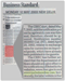 Business Standard Clipping